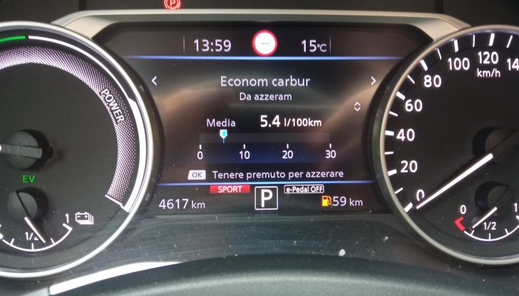 Nissan Juke Hybrid test drive, dati tecnici e prestazioni - Foto 20 di 20