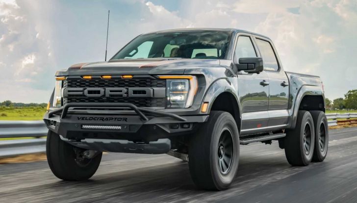 Ford F-150: con Hennessey diventa VelociRaptor 6×6! - Foto 6 di 10