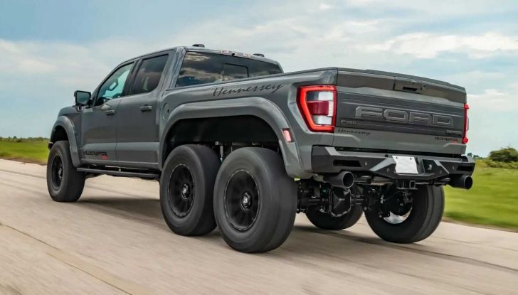 Ford F-150: con Hennessey diventa VelociRaptor 6×6! - Foto 5 di 10