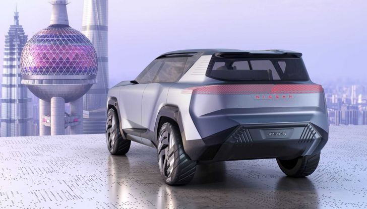 Il futuro elettrico di Nissan passa dal prototipo del SUV Arizon - Foto 4 di 7