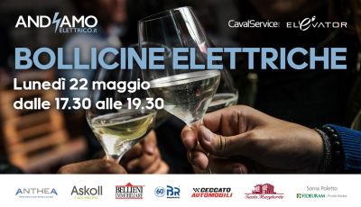 Bollicine Elettriche 22 maggio 2023 presso Elevator Innovation Hub a Vicenza