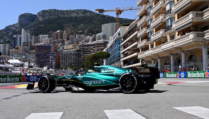 F1 2023, GP Monaco: la pioggia non ferma Verstappen, Alonso e Ocon sul podio - Foto 3 di 10