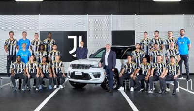 Jeep Grand Cherokee 4xe entra a far parte della flotta della Juventus