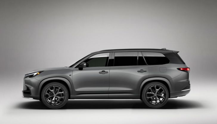 Lexus TX 2024: ufficiale il nuovo crossover di lusso a tre file - Foto 2 di 40