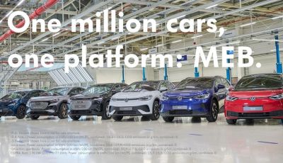 Volkswagen: oltre 1 milione di veicoli elettrici MEB prodotti in tutto il mondo