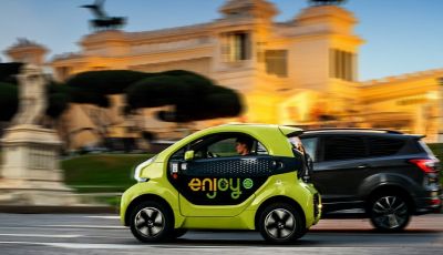 Eni Sustainable Mobility: a Roma la flotta del car sharing Enjoy diventa anche elettrica