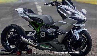 Kawasaki: se il primo scooter fosse sovralimentato?