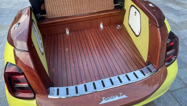 Castagna Tender2: la Fiat 500 Elettrica diventa una one-off per un hotel - Foto 7 di 18