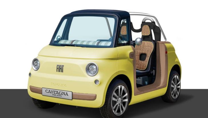 Fiat Topolino Spiaggina: Castagna presenta la sua versione personalizzata - Foto 5 di 6
