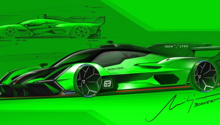 Lamborghini SC63, prototipo ibrido da corsa per l’endurance che sfida Ferrari - Foto 28 di 30