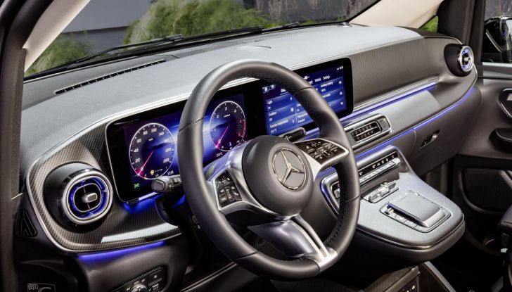 Mercedes Classe V 2024: debutta il nuovo restyling del van tedesco - Foto 74 di 122