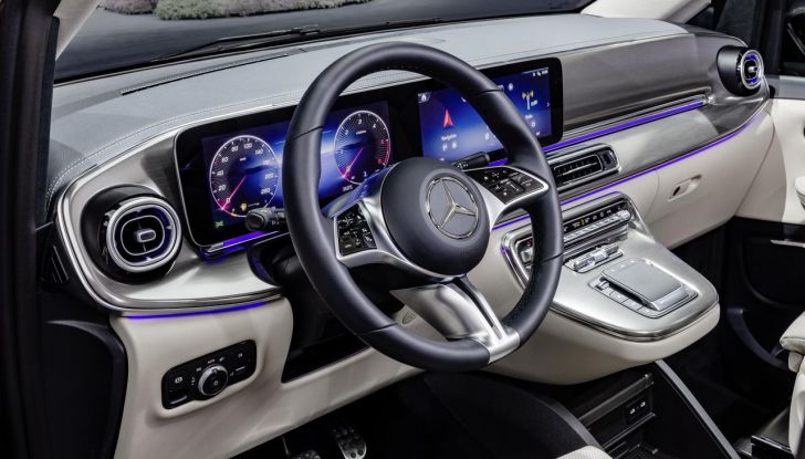 Mercedes Classe V 2024: debutta il nuovo restyling del van tedesco - Foto 52 di 122