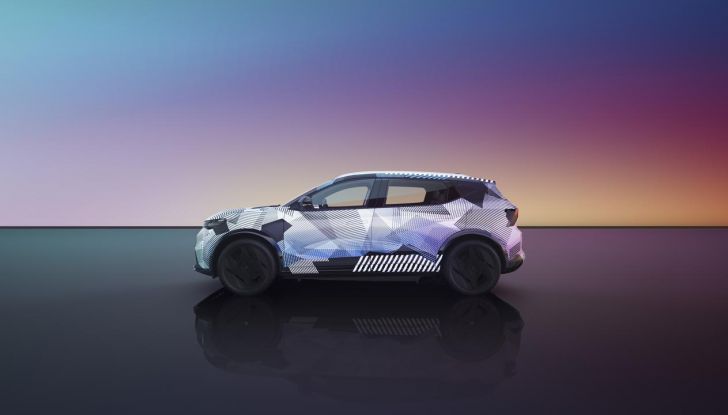 Nuova Renault Scenic E-Tech Electric prototipo