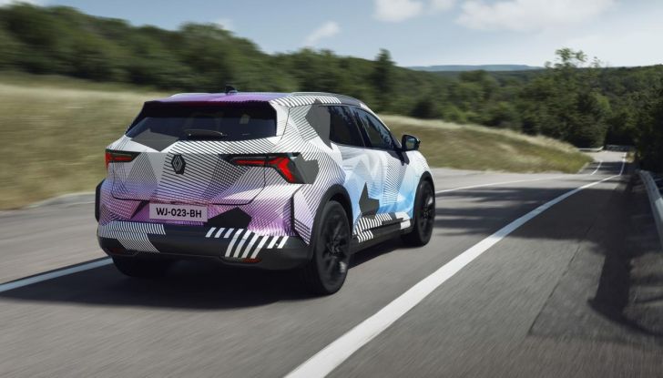 Nuova Renault Scenic E-Tech Electric prototipo