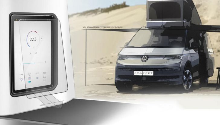 Volkswagen California T7 bozzetti