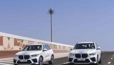 BMW iX5 Hydrogen: test estremi conclusi positivamente negli Emirati Arabi Uniti
