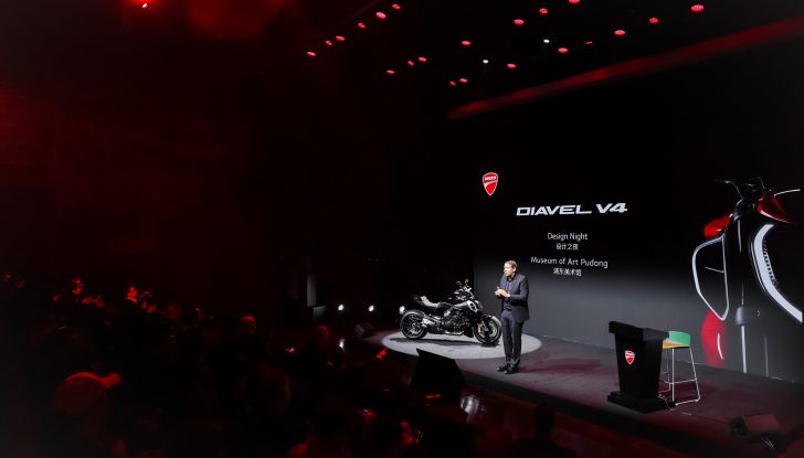 Ducati Diavel V4 protagonista della “Design Night” di Shanghai - Foto 5 di 7