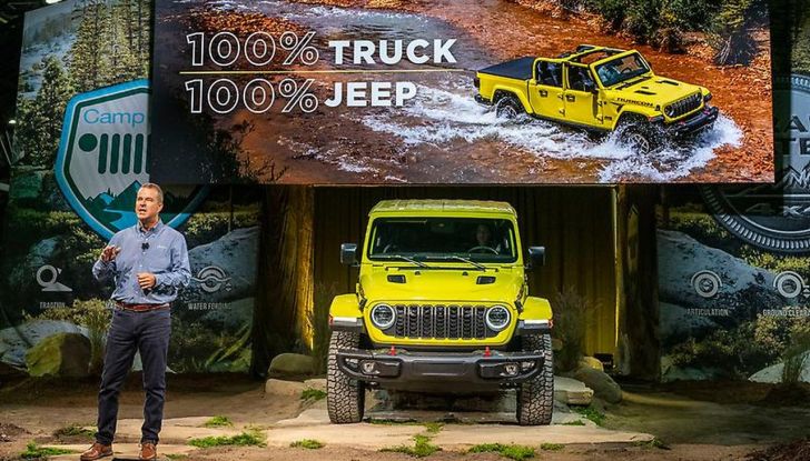 Jeep Gladiator 2024: il pick-up si aggiorna con l’arrivo del nuovo restyling - Foto 2 di 103