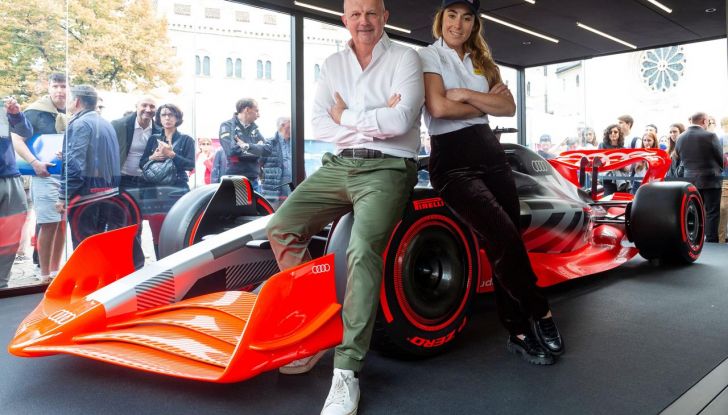Audi F1 Showcar: la monoposto debutta in Formula1 nel 2026 - Foto 2 di 11