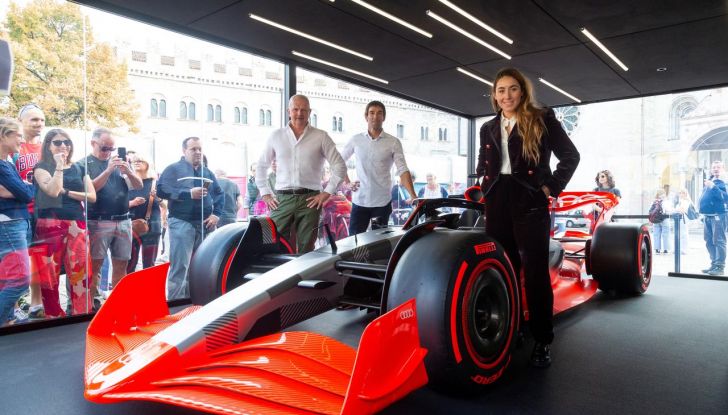 Audi F1 Showcar: la monoposto debutta in Formula1 nel 2026 - Foto 10 di 11