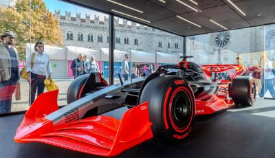 Audi F1 Showcar: la monoposto debutta in Formula1 nel 2026