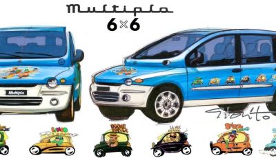 Fiat Multipla 6×6: one-off esclusiva per festeggiare i 25 anni del modello