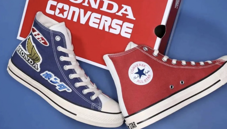 Honda e Converse All Star Honda RS HI Black e WP HI Trico, le scarpe in edizione limitata - Foto 6 di 6