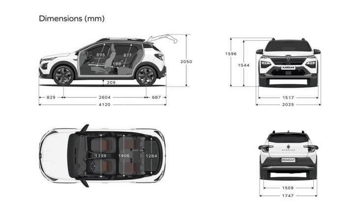 Renault Kardian: caratteristiche, design, interni e motore del nuovo SUV compatto - Foto 34 di 35
