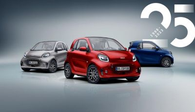 Smart EQ ForTwo 25th Anniversary: una serie speciale per celebrare i suoi 25 anni