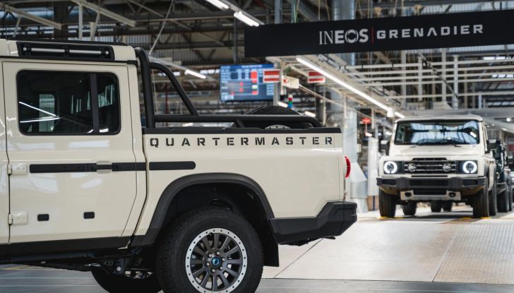 Ineos Grenadier Quartermaster inizio produzione