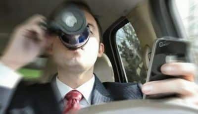 Anas lancia l’allarme: un automobilista su 10 gira video mentre guida