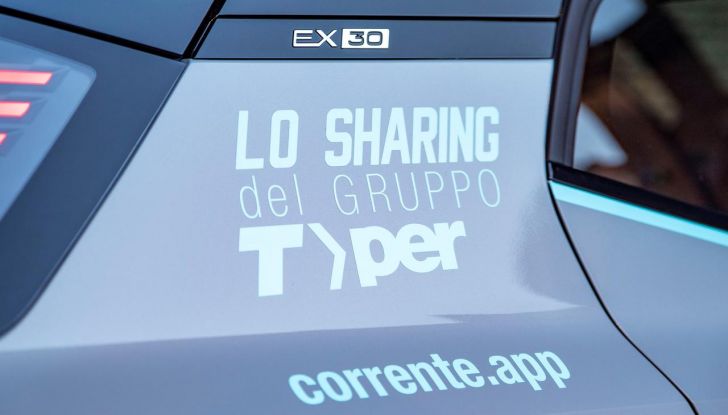 Volvo EX30 flotta car sharing Corrente