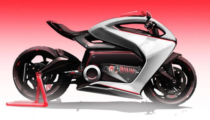 FSD 59, la moto del futuro dal motore elettrico e design spaziale - Foto 2 di 4