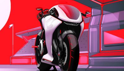 FSD 59, la moto del futuro dal motore elettrico e design spaziale