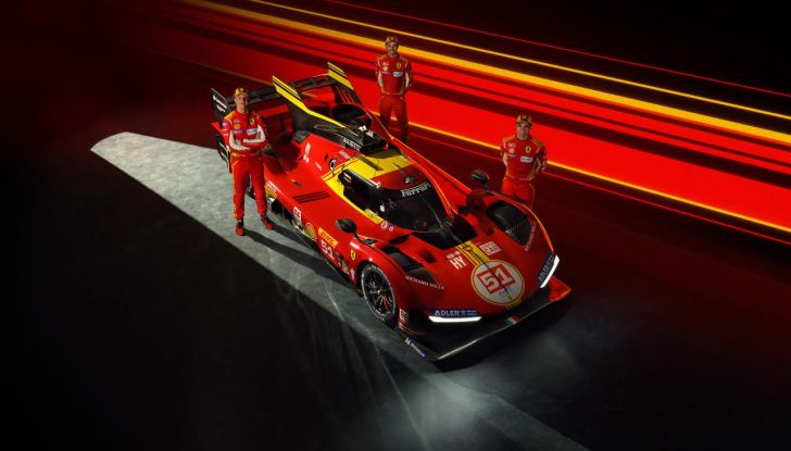 Ferrari 499P livrea FIA WEC 2024