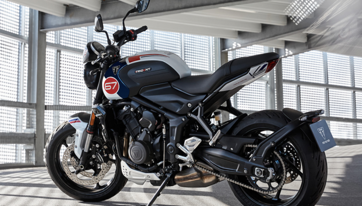 Nuova Trident 660 Triple Tribute Edition: l’omaggio di Triumph a Slippery Sam - Foto 13 di 14