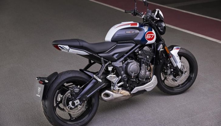 Nuova Trident 660 Triple Tribute Edition: l’omaggio di Triumph a Slippery Sam - Foto 5 di 14