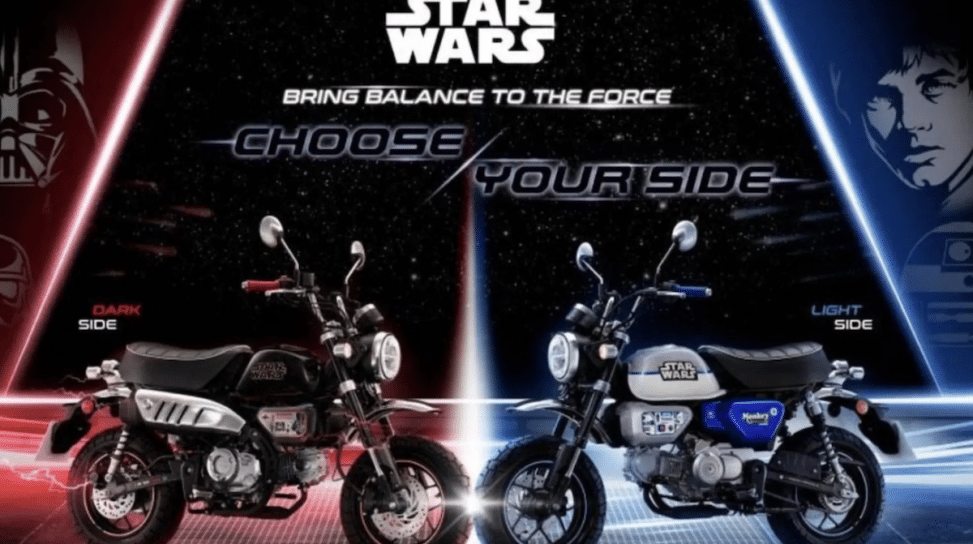 Honda Monkey Star Wars: scegliete il vostro lato della forza