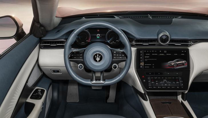 Maserati GranCabrio Folgore: caratteristiche, design, abitacolo, motore, prestazioni e autonomia - Foto 25 di 61