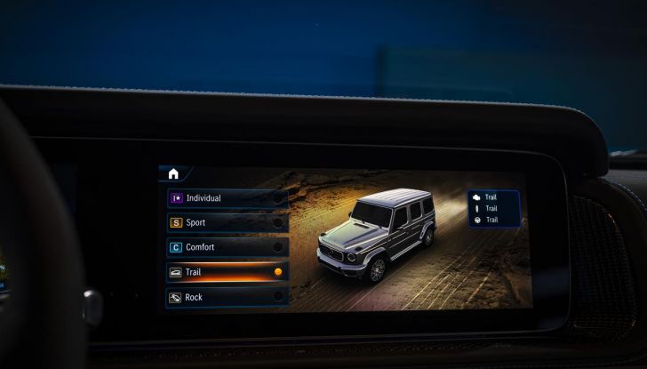 Mercedes Classe G elettrico: caratteristiche, design, abitacolo, motori, autonomia e prezzi - Foto 95 di 120