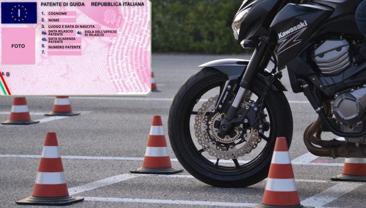 Patente moto categoria A A1 A2 AM