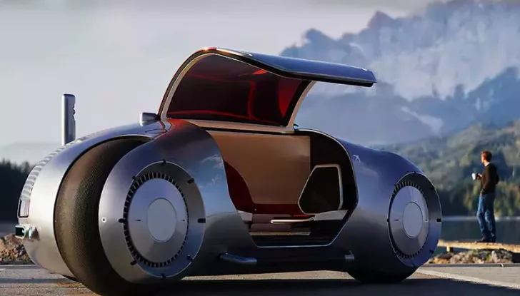 Swift Pod, la suite su tre ruote per viaggiare dormendo - Foto 6 di 6