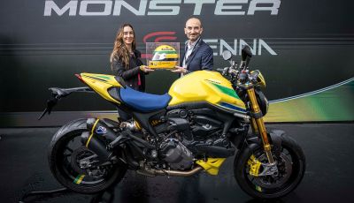 Ducati: ecco il Monster in omaggio ad Ayrton Senna