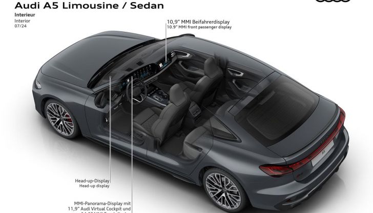 Nuova Audi A5: al via le prevendite in Italia da 50.150 euro - Foto 14 di 119