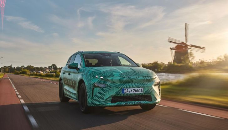 Skoda Elroq: nuove informazioni sul C-SUV 100% elettrico - Foto 8 di 18