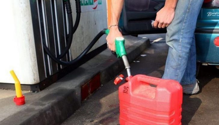 Taniche benzina per uso personale