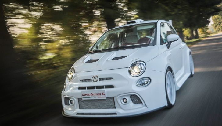 La Fiat 500 Abarth Cinquone by Romeo Ferraris da 360 CV alla 6 ore di Vallelunga - Foto 1 di 5