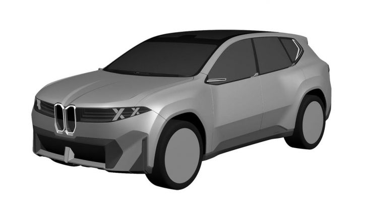 BMW iX3 2026 foto brevetti