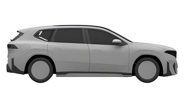 BMW iX3 2026 foto brevetti