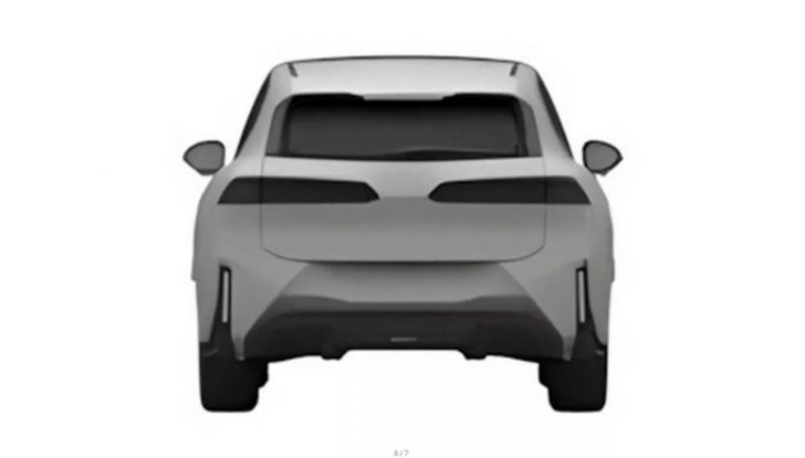 BMW iX3 2026 foto brevetti